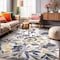 World Rug Gallery Vintage Modern Floral Gray/Yellow/Ivory Area Rug 5'x7' 2075CREAM5X7 - alternate 1